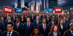 Industry Preview Amidst Corporate Unrest: A Day of Anticipation and Protest