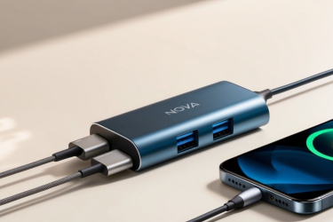 Elevate Your Charging Experience with the Stylish Nova 3-in-1 Hub