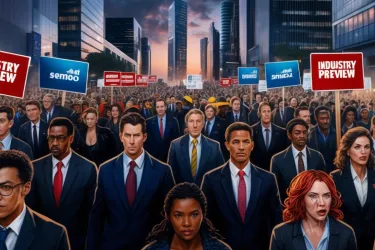 Industry Preview Amidst Corporate Unrest: A Day of Anticipation and Protest
