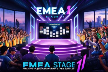EMEA Stage 1 Unfolds: Playoffs Poised Amid Group Stage Battles
