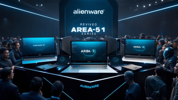 Alienware Revives Area-51 Series with Cutting-Edge Desktops and Laptops at CES 2024