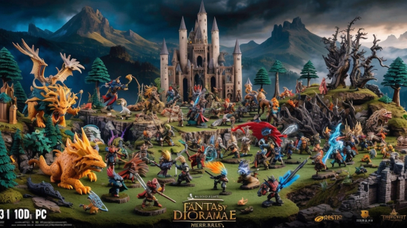 Epic New 1,003-Piece Diorama Set Reimagines a Legendary Fantasy Finale