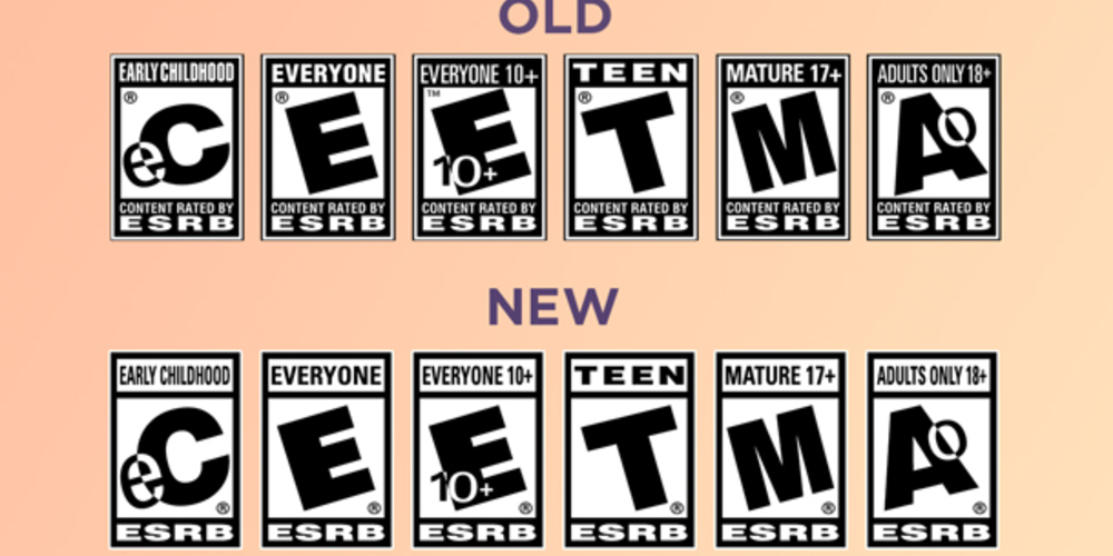 ESRB Ratings new and old