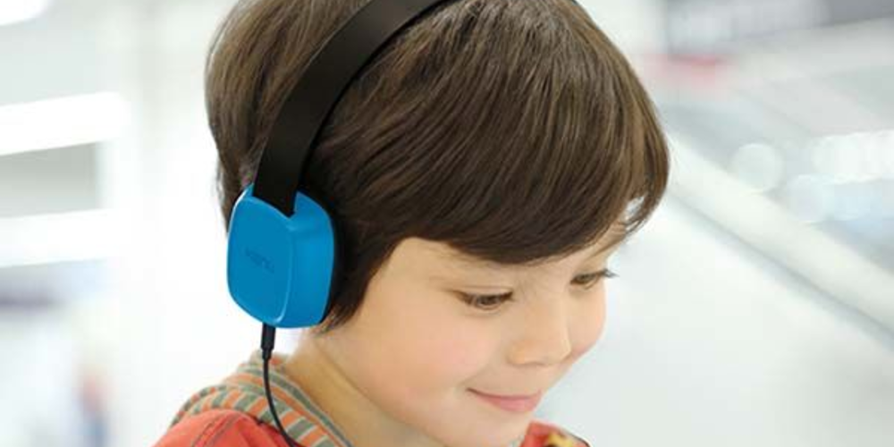 Boy on headphone